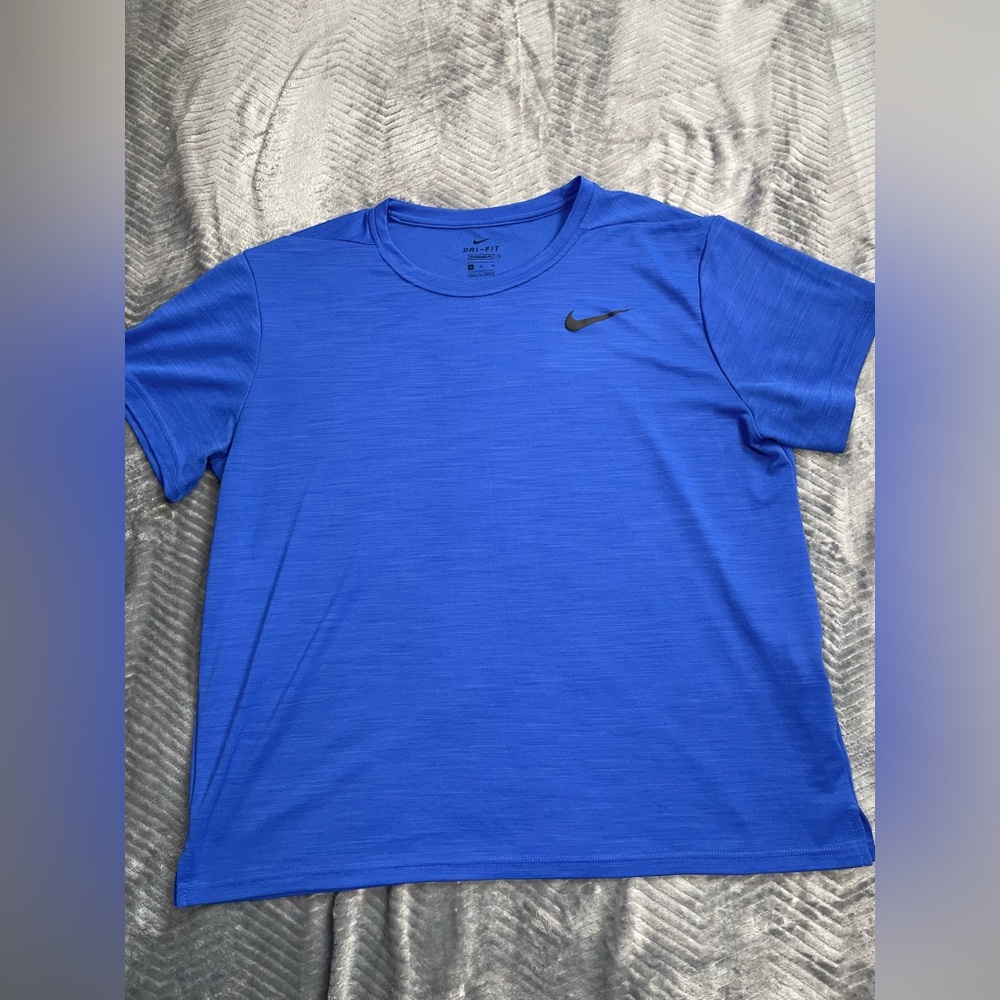 Mens Nike Dri-Fit Superset Breathe Training Tee Blue XL‎